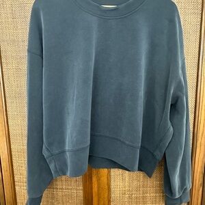 lululemon athletica black/gray Ssoftstreme Sweatshirt